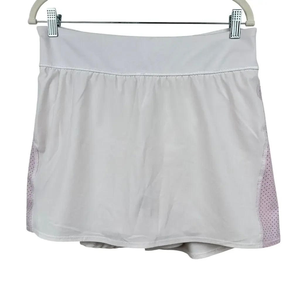 SPANX Get Moving Skort Skirt Pale Pink XL Golf Tennis Pickleball Athleisure